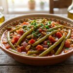 Armenian Braised Green Beans and Tomatoes