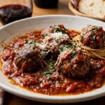 Classic Italian Beef Meatballs in Rich Tomato Sauce