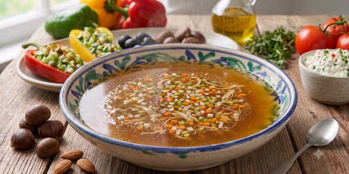 Spanish Hot Vegetable Broth