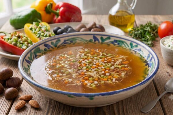 Spanish Hot Vegetable Broth
