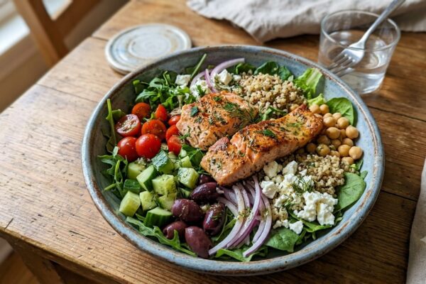 mediterranean-salmon-salad-bowl
