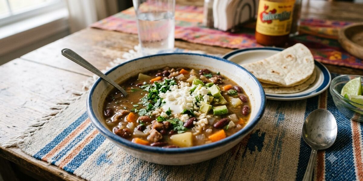 Sopa de Frijoles (Bean Soup)