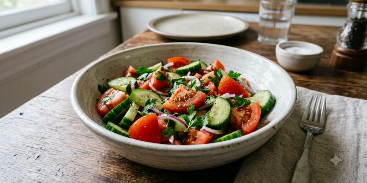 Tomato and Cucumber Salad