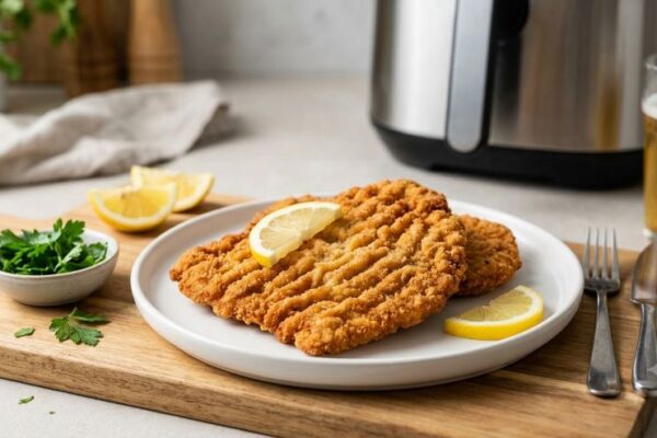 Air Fryer Wiener Schnitzel