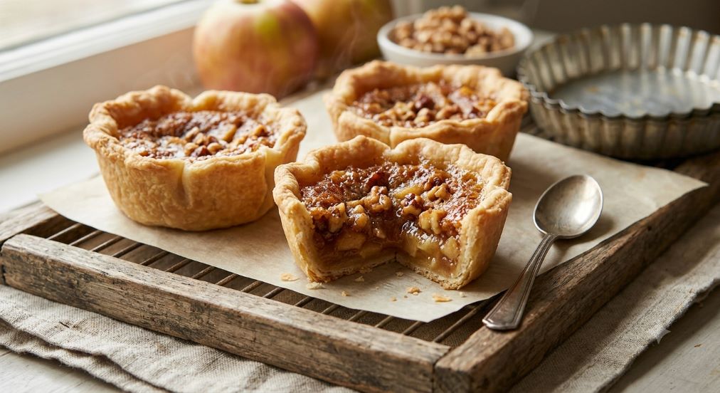 Apple Walnut Canadian Butter Tarts
