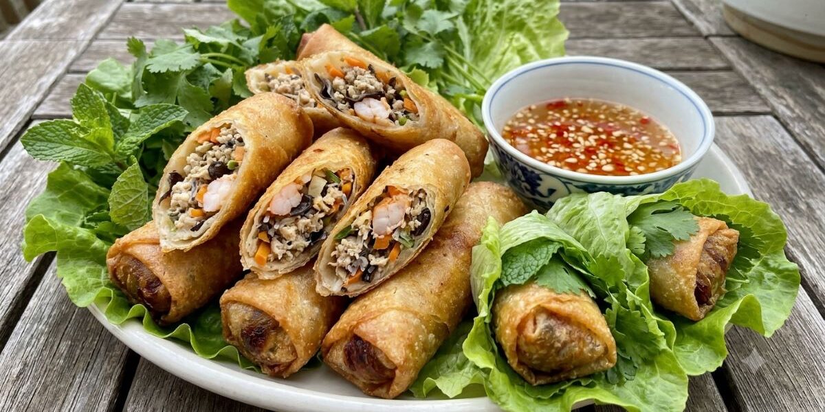 Authentic Vietnamese Crispy Spring Rolls (Nem Rán or Chả Giò)