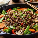 Bulgogi Ground Beef Stir Fry