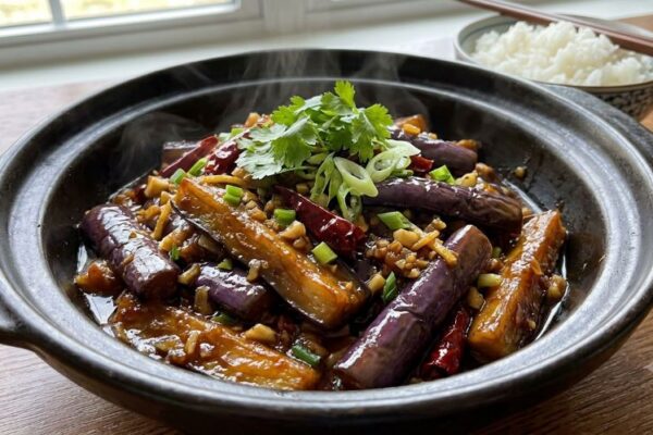 Chinese Eggplant with Garlic Sauce