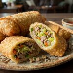 Chinese Pork and Cabbage Egg Rolls