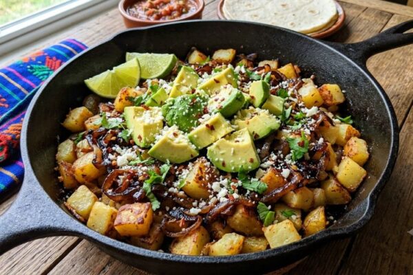 Crispy Potato and Avocado Hash