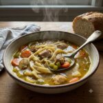 Easy Polish Chicken and Kluski Noodles