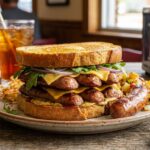 Hearty American Sausage Sandwich