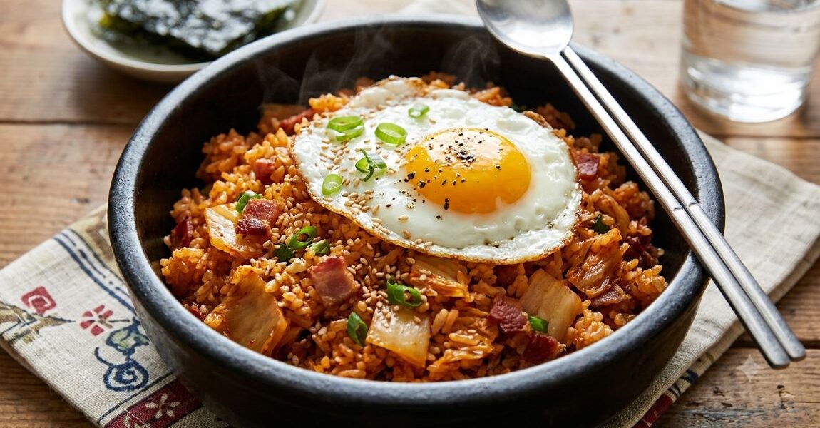 Kimchi-Bokkeumbap (Kimchi Fried Rice)