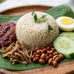 Malaysian Nasi Lemak with Sambal