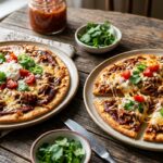 Mexican Shredded Pork & Mozzarella Pizzas