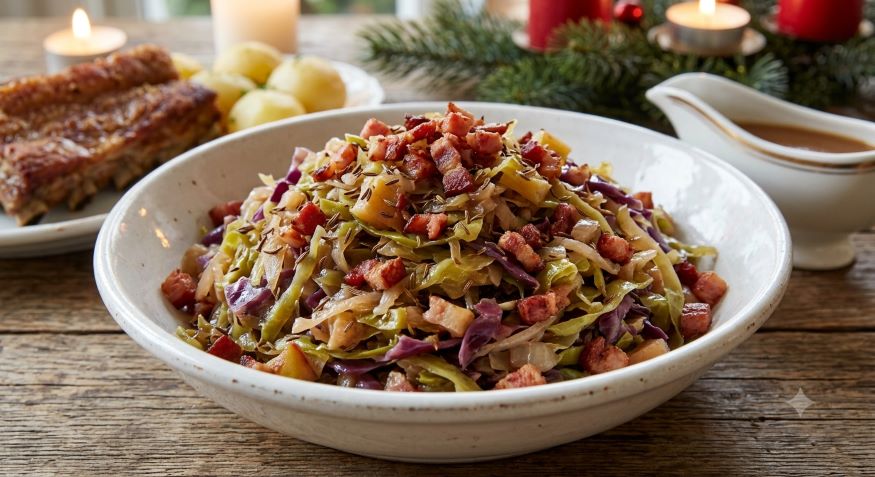 Norwegian Christmas Cabbage (Surkål)