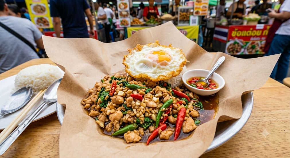 Spicy Thai Basil Chicken (Pad Krapow Gai)