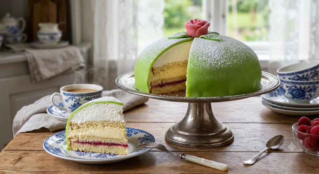 Swedish Princess Cake (Prinsesstårta)