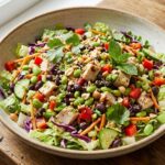 Thai Chopped Chicken Bean Salad