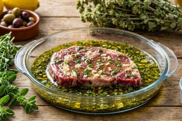 The Best Greek Steak Marinade